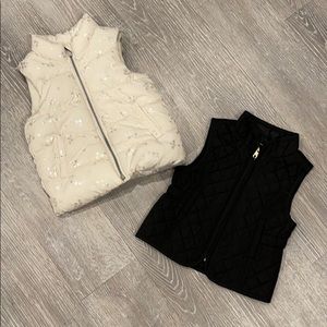 2 toddler girls 2T vests